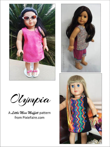 Little Miss Muffett 18 Inch Modern Olympia 18" Doll Clothes larougetdelisle