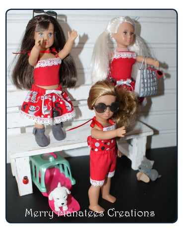 Merry Manatees Mini Bring On The Sunshine for 6" Mini Dolls larougetdelisle