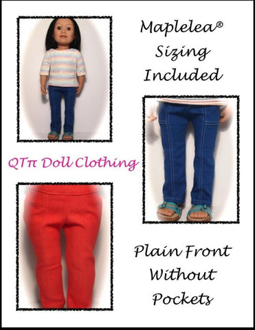 QTπ Doll Clothing 18 Inch Modern Skinny Utility Pant 18" Doll Clothes larougetdelisle