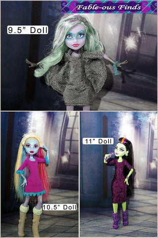 Fable-ous Finds Monster High The Batwing Dress Pattern for Monster High Dolls larougetdelisle