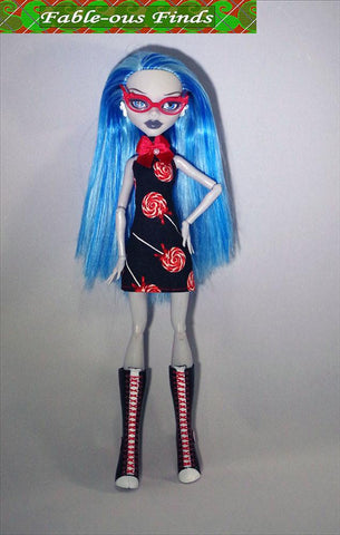 Fable-ous Finds Monster High Burst into Tiers Dress Pattern for Monster High Dolls larougetdelisle