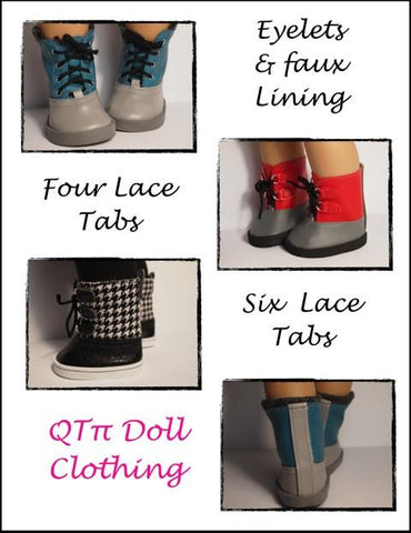 QTπ Doll Clothing Shoes Dorel Boots 18" Doll Shoes larougetdelisle
