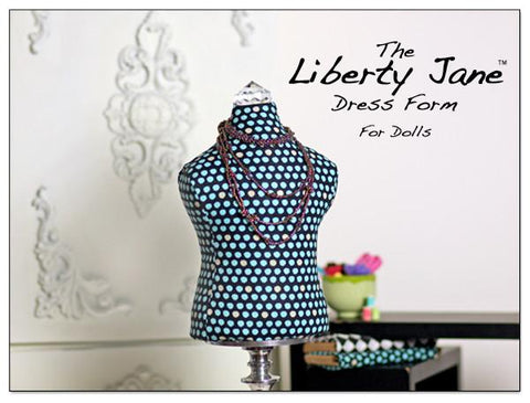 Liberty Jane 18 Inch Modern Dress Form 18" Doll Clothes Pattern larougetdelisle