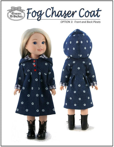 Forever 18 Inches WellieWishers Fog Chaser Coat 14-14.5" Doll Clothes Pattern larougetdelisle