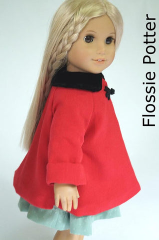 Flossie Potter 18 Inch Historical Little '50s Swing Coat 18" Doll Clothes larougetdelisle