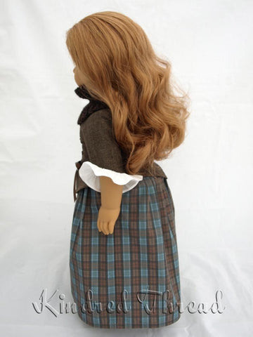 Kindred Thread 18 Inch Historical Outlandish: Highland Lass 18" Doll Clothes larougetdelisle