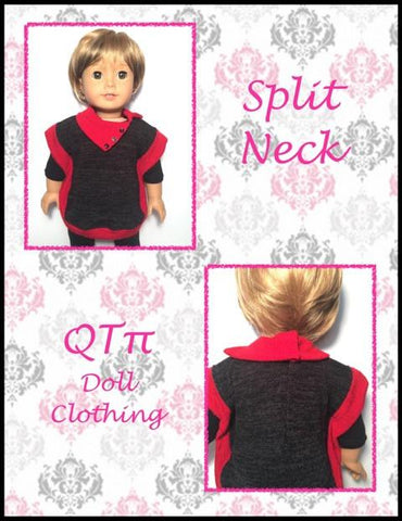QTπ Doll Clothing 18 Inch Modern Poncho 18" Doll Clothes larougetdelisle