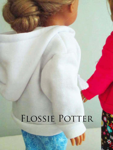 Flossie Potter 18 Inch Modern Weekend Wear Pullover Hoodie and PJ Pants 18" Doll Clothes larougetdelisle